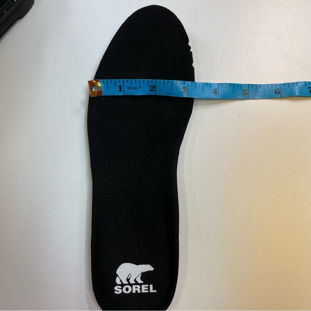 Sorel Black and Red Ankle Booties Rugged Sole - Picture 10 of 14